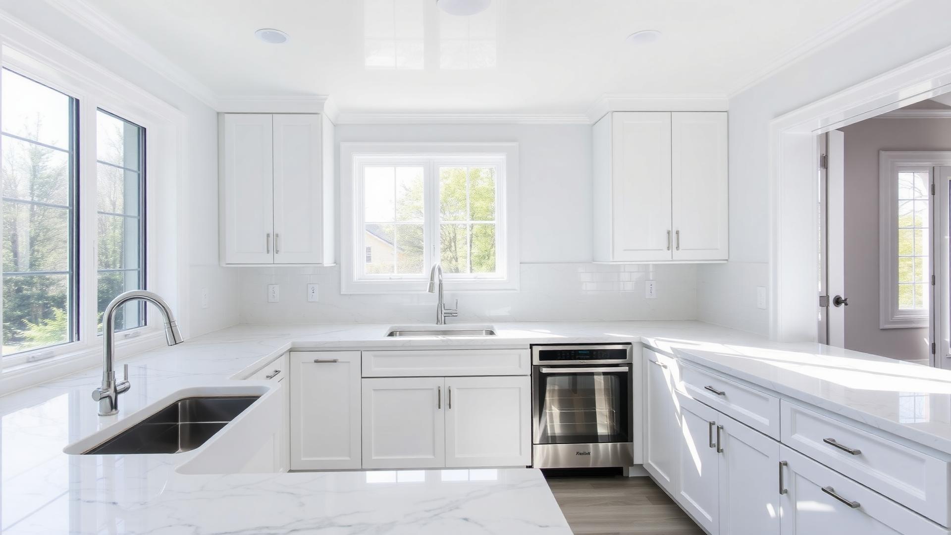A freshly cleaned kitchen in a Malden home